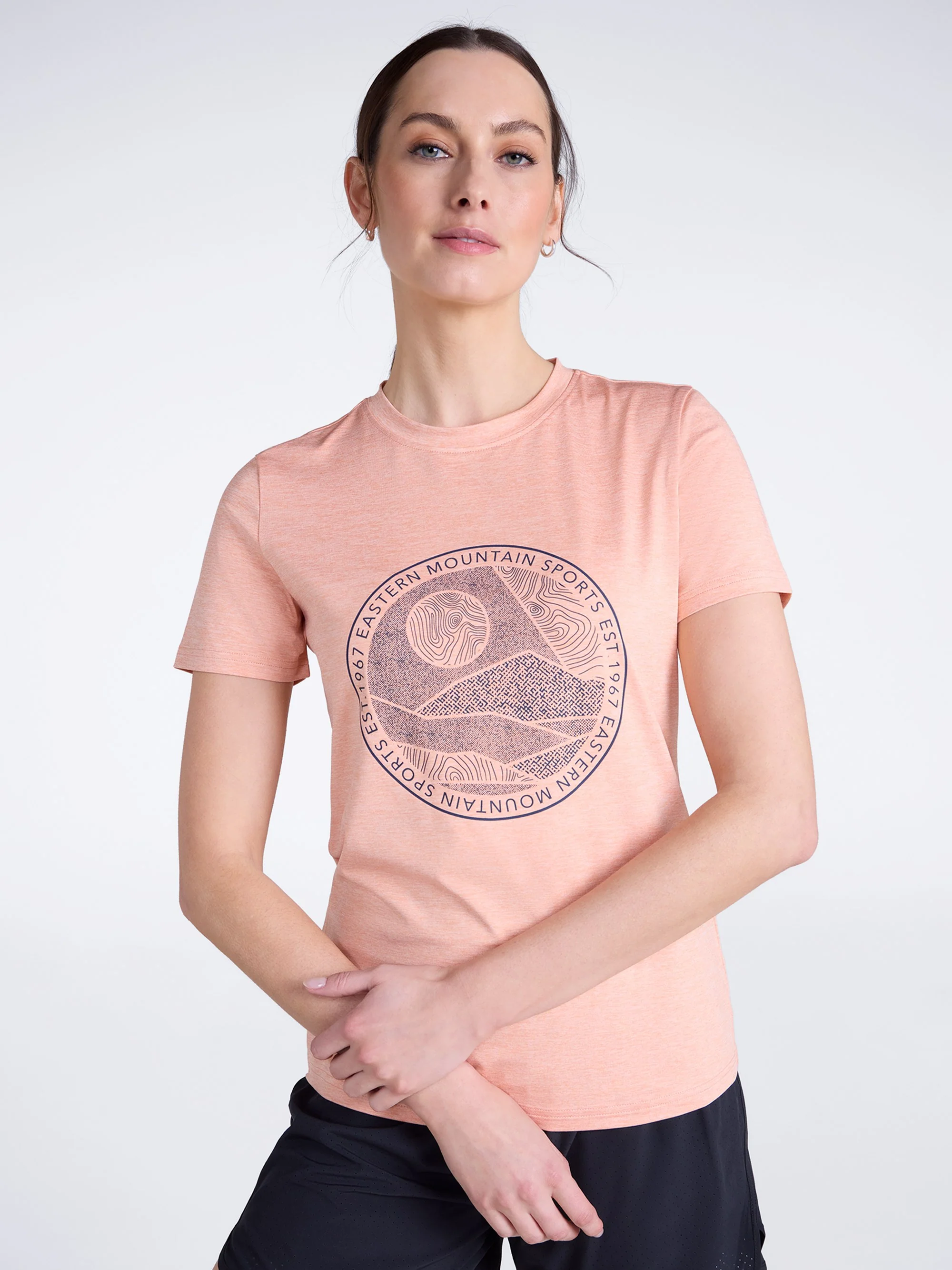 EMS Latero Womens Hybrid Graphic Tee