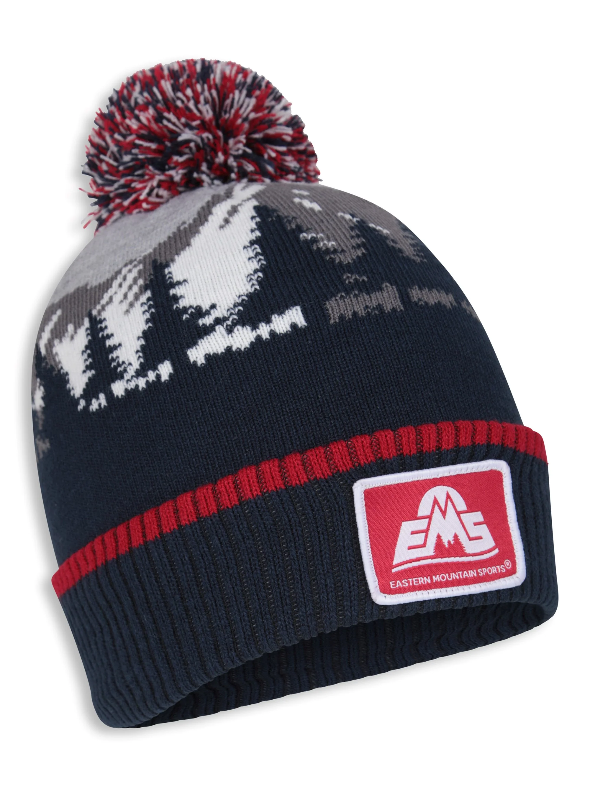 EMS Mens Sherpa Lined Pom Beanie - Image 2