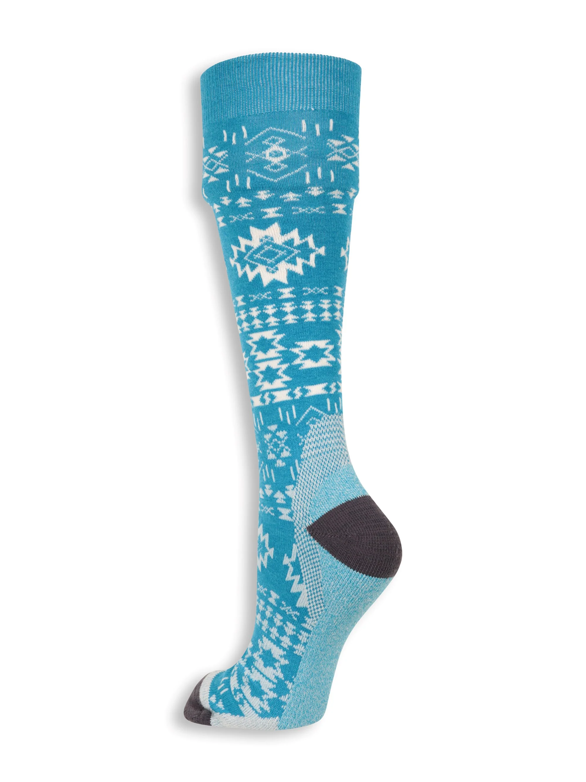 EMS Polar Patterned Merino Women's Knee Length Ski Socks - Image 10