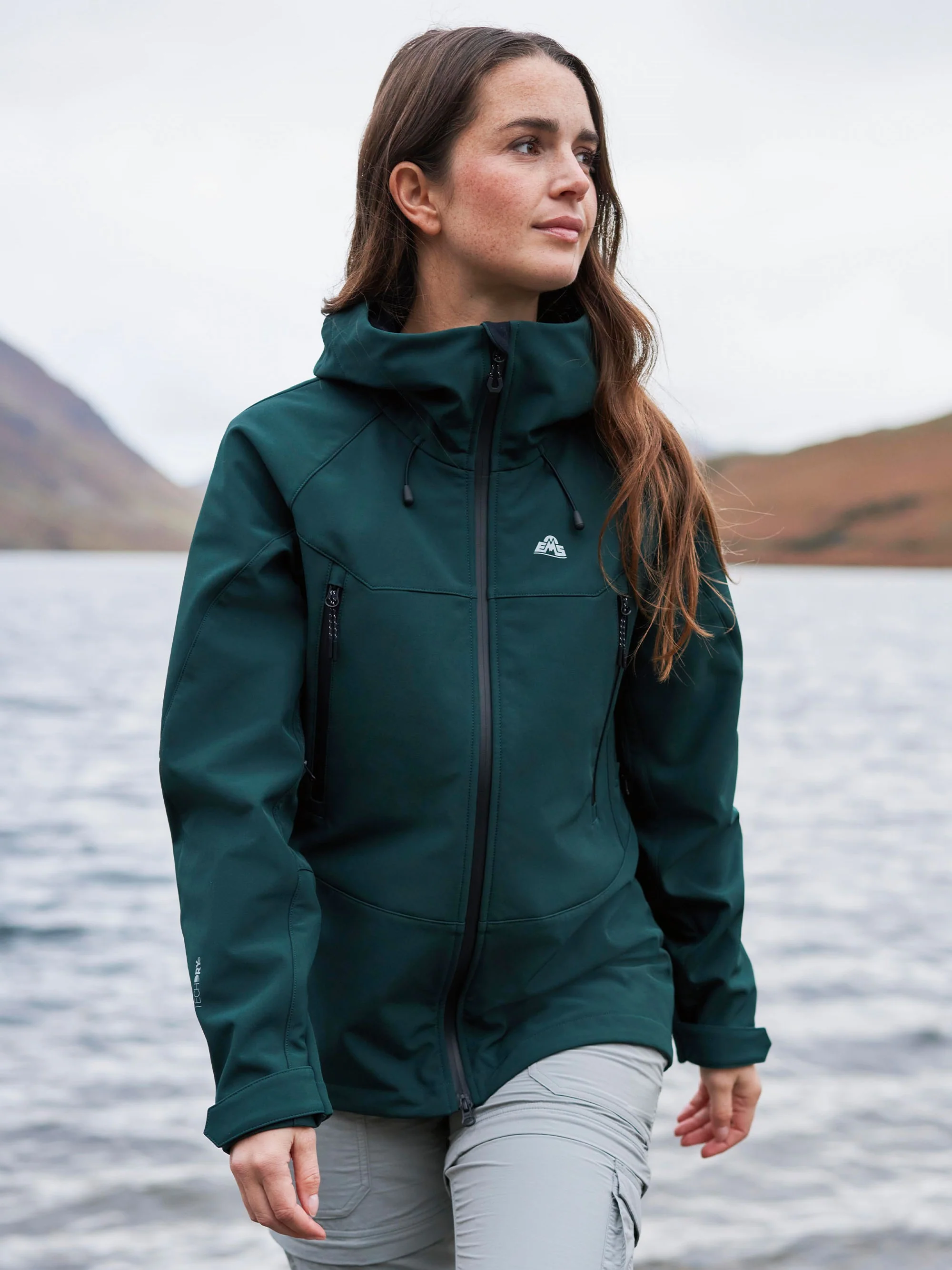 EMS Tallac Womens Water Resistant Softshell Jacket - Image 17