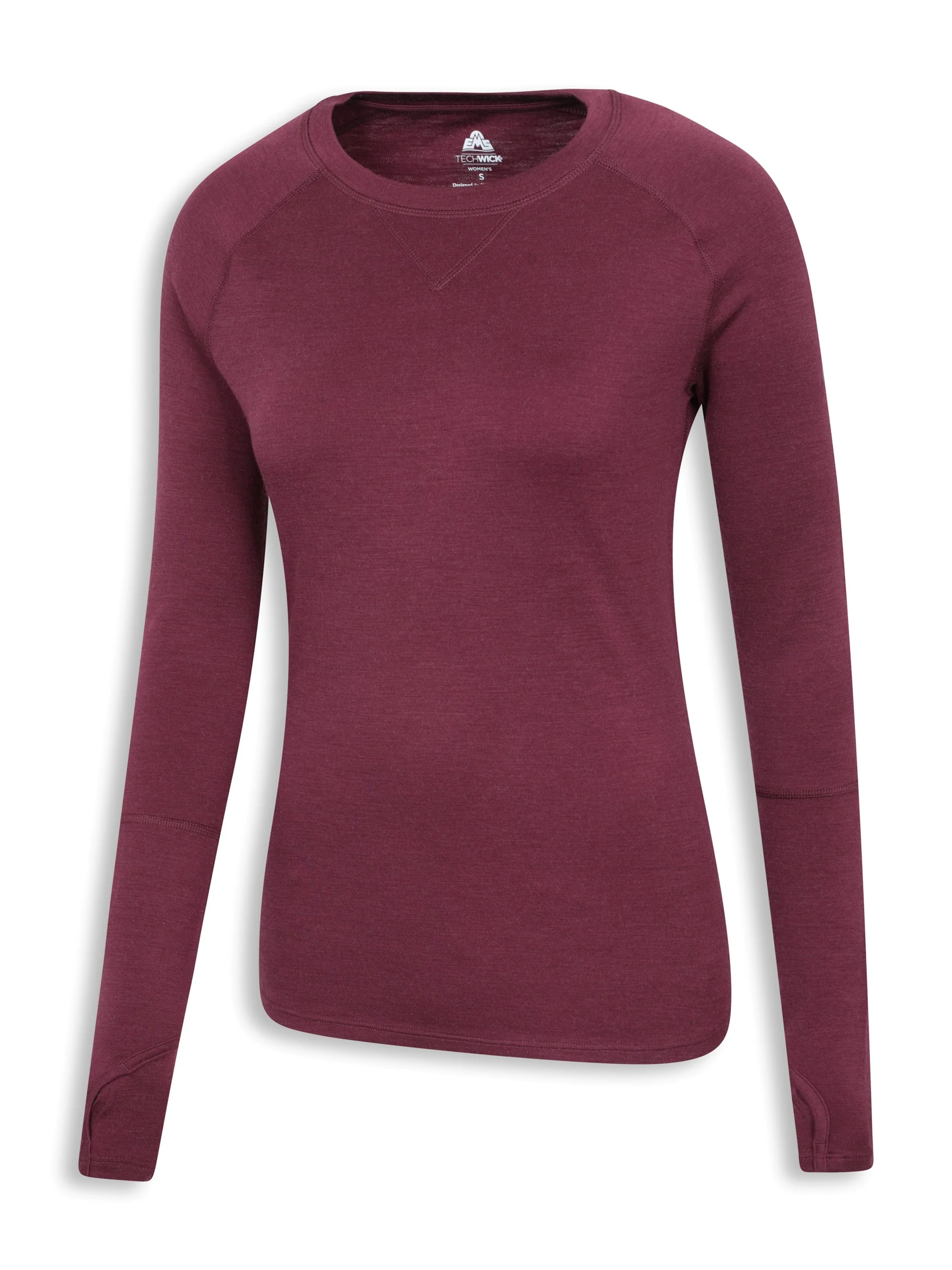 EMS Womens Merino Wool Crew Base Layer Top - Image 9
