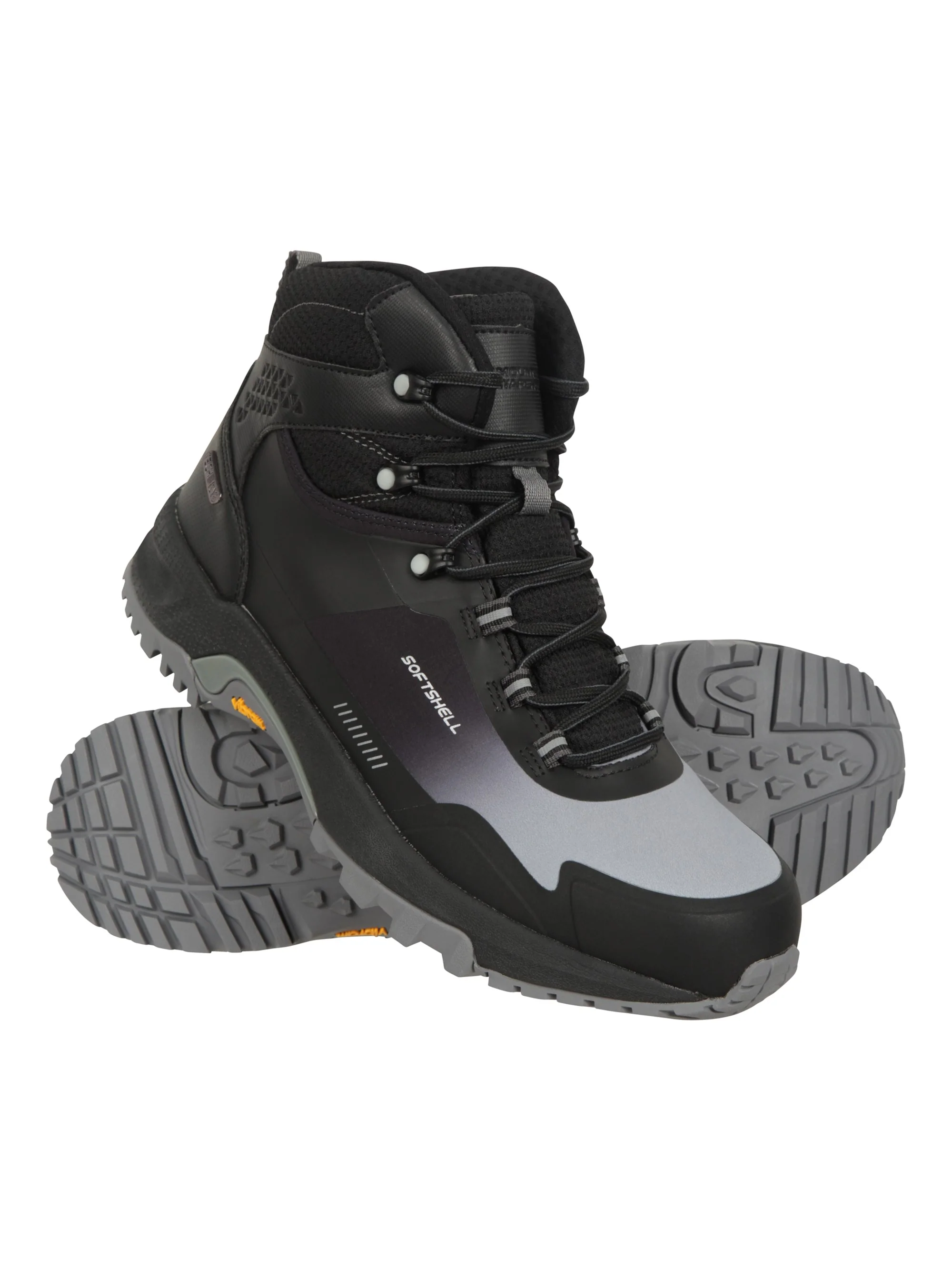 Mountain Warehouse Extreme Spectrum Mens Waterproof Softshell Vibram Hiking Boots - Image 2