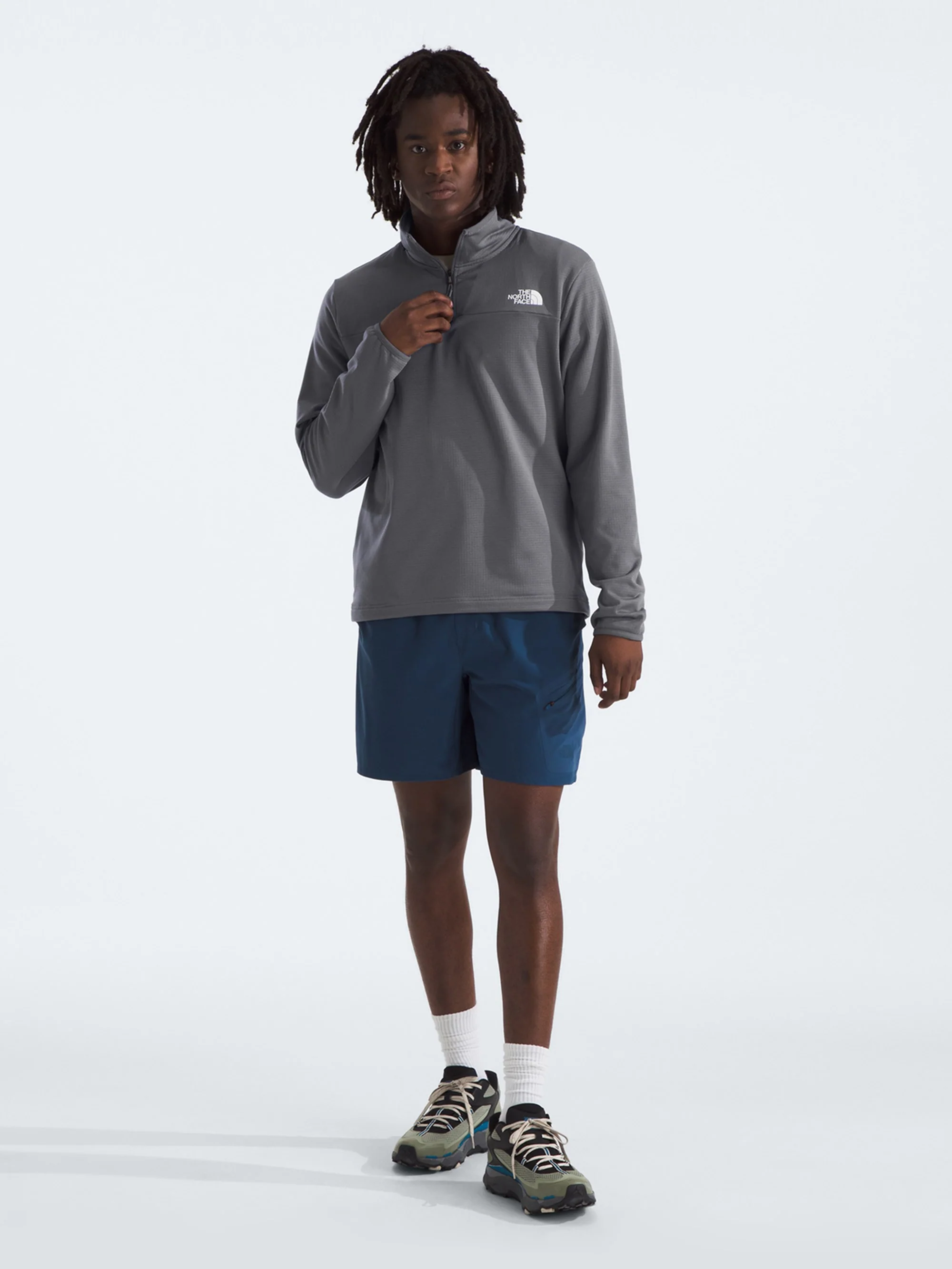 The North Face M Cedar Trail Grid Fleece 1/4 Zip - Image 4