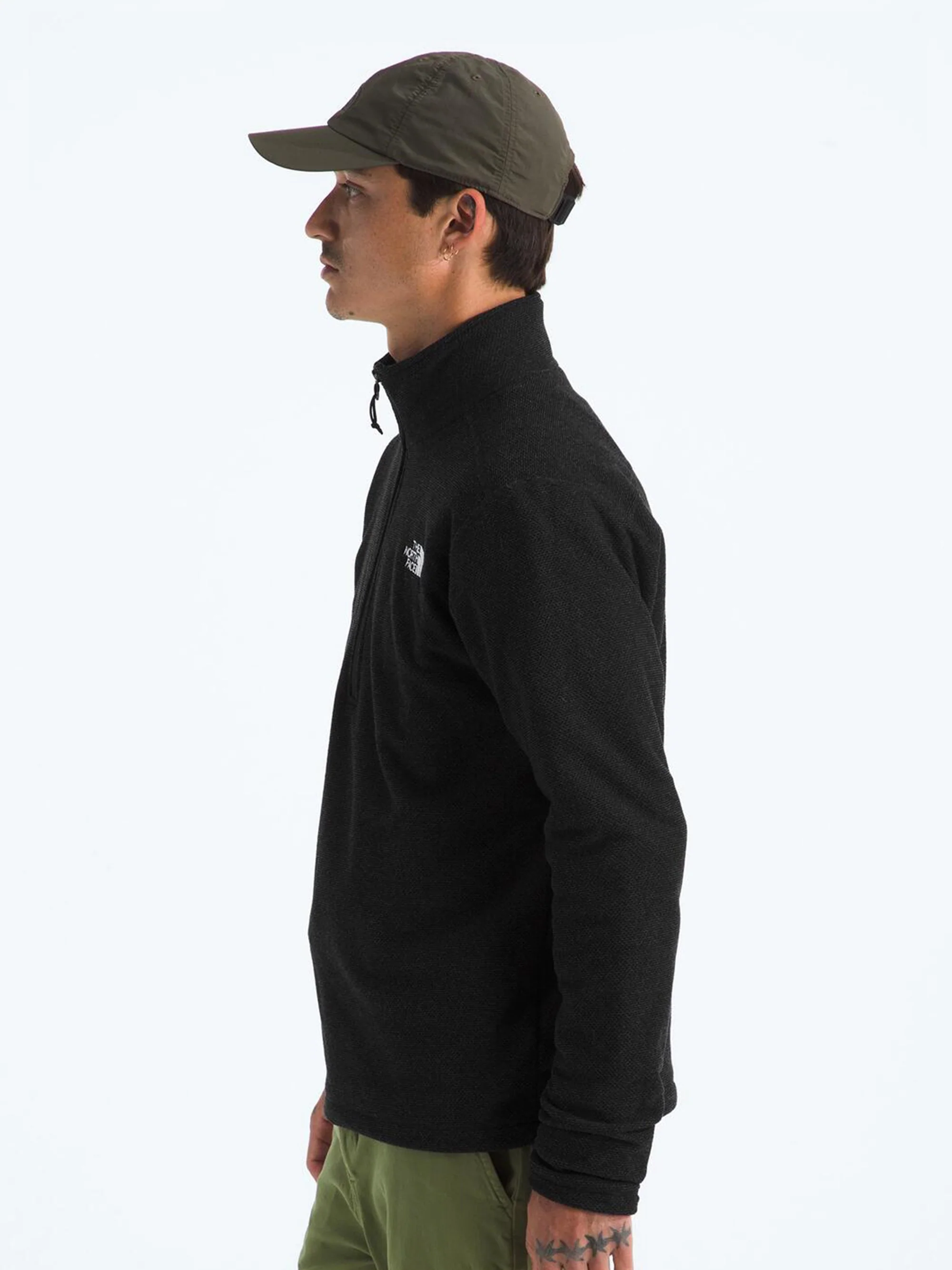 The North Face Mens Texture Cap Rock 1/4 Zip - Image 2
